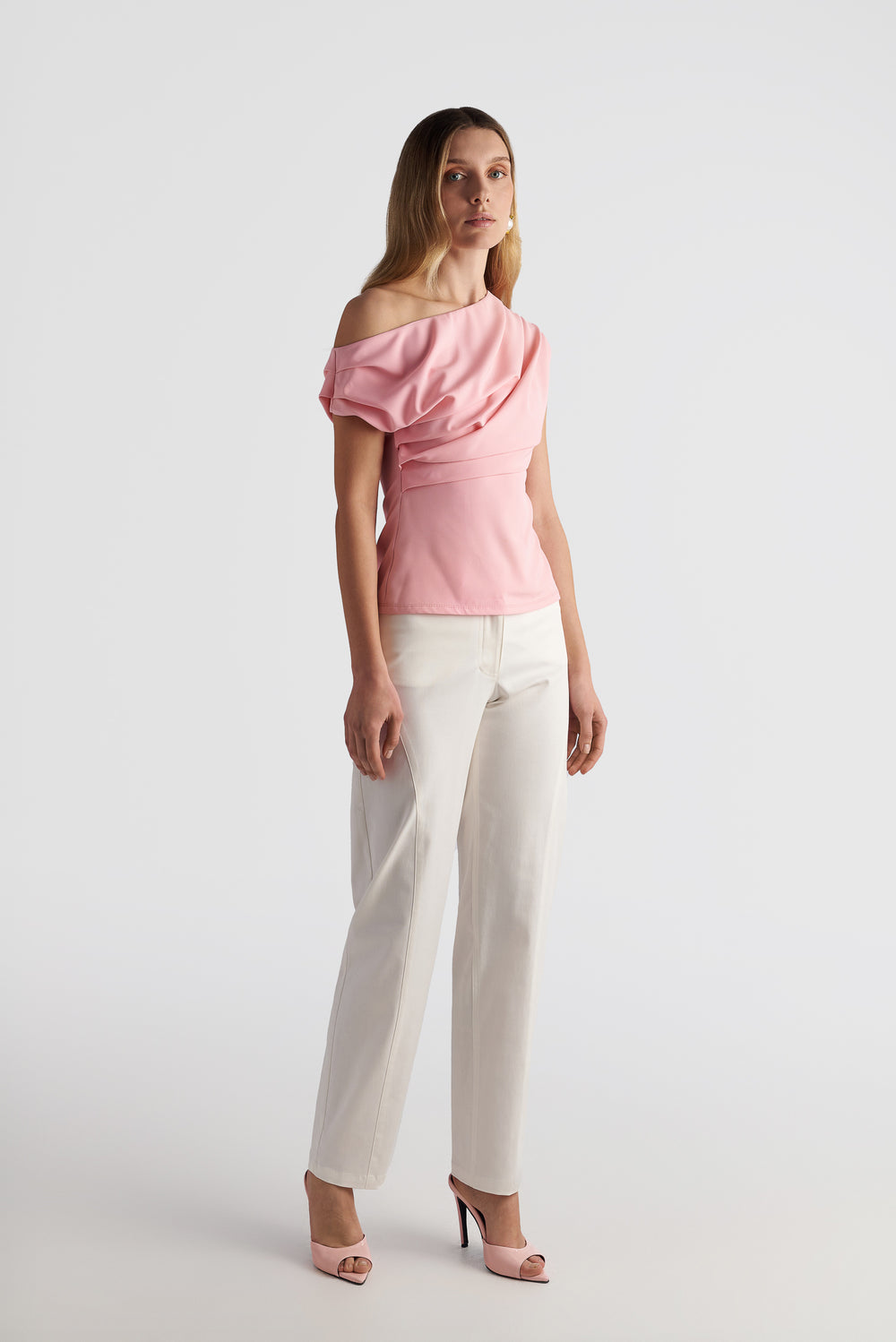 Drape Off Shoulder Top