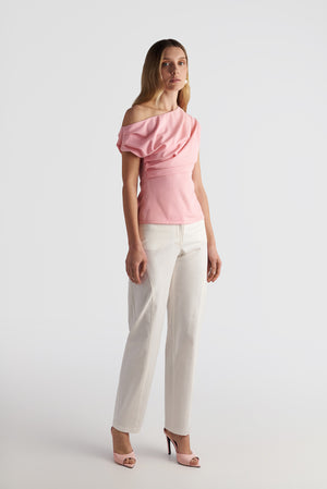 Drape Off Shoulder Top
