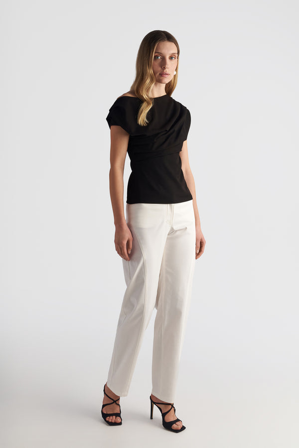 Drape Off Shoulder Top