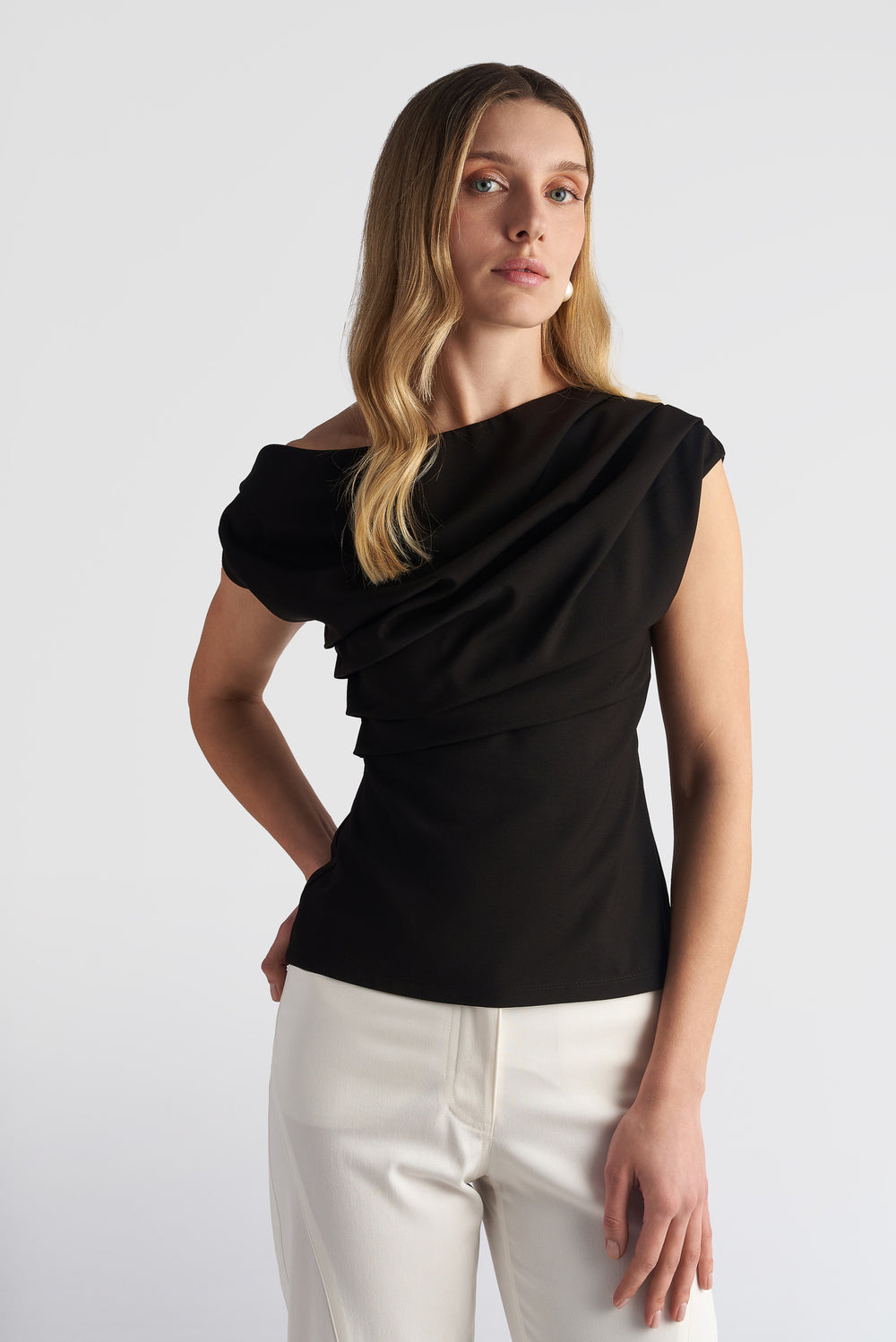Drape Off Shoulder Top