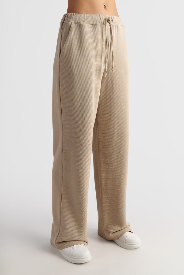 Flare Piquet Joggers