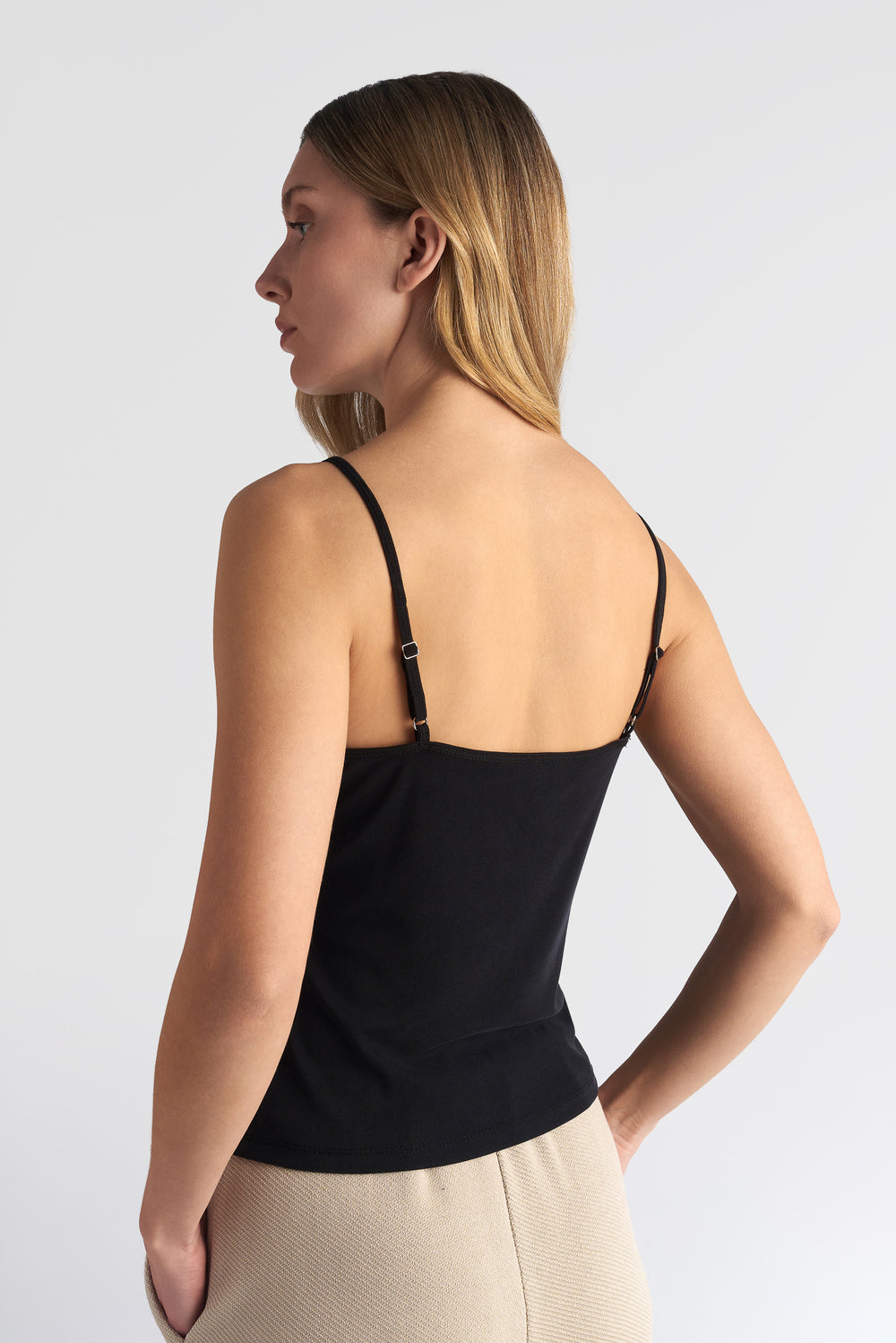 Strappy V-neck Tank Top