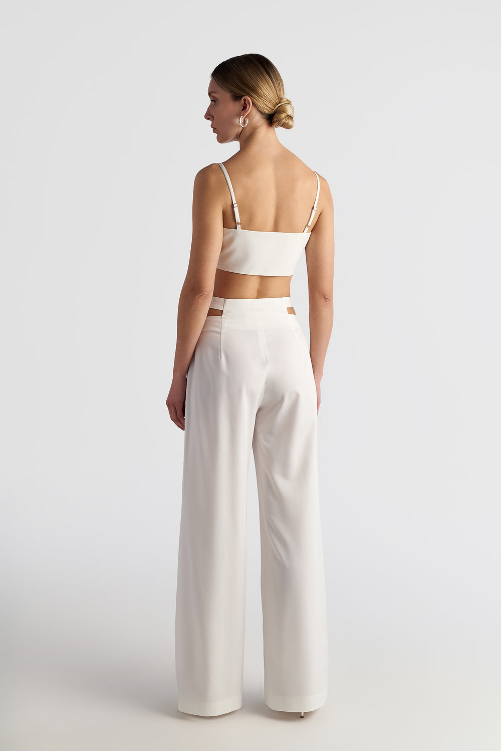 Cut-Out Waist Trousers