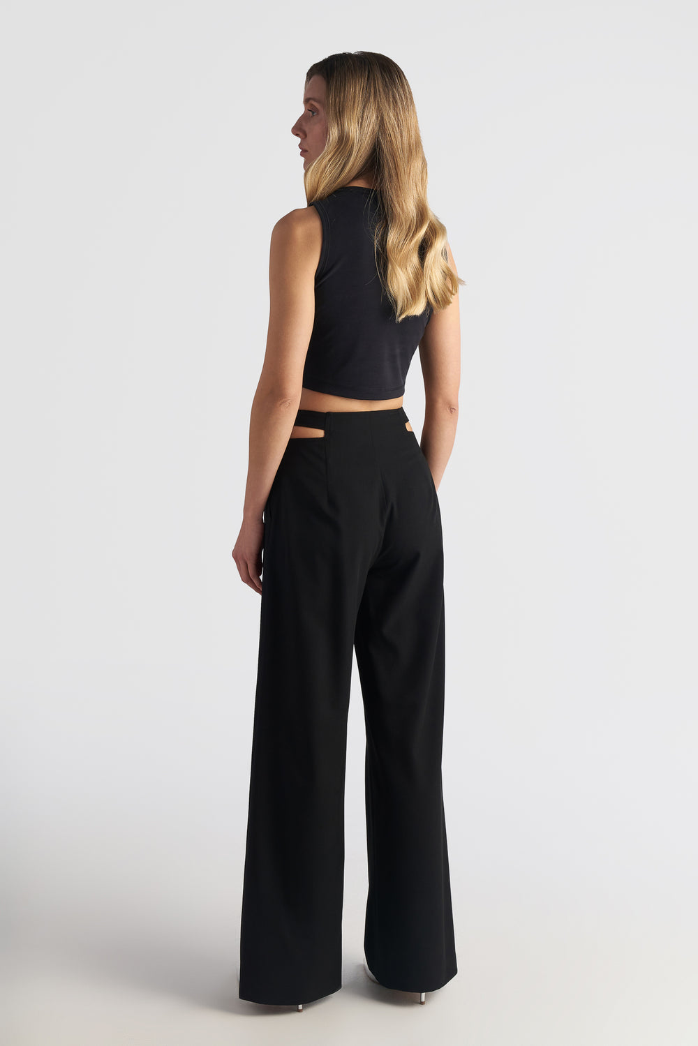 Cut-Out Waist Trousers
