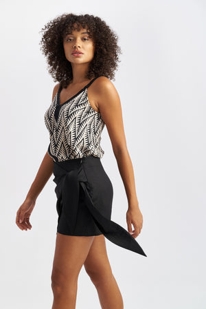 Thalia Skorts Black