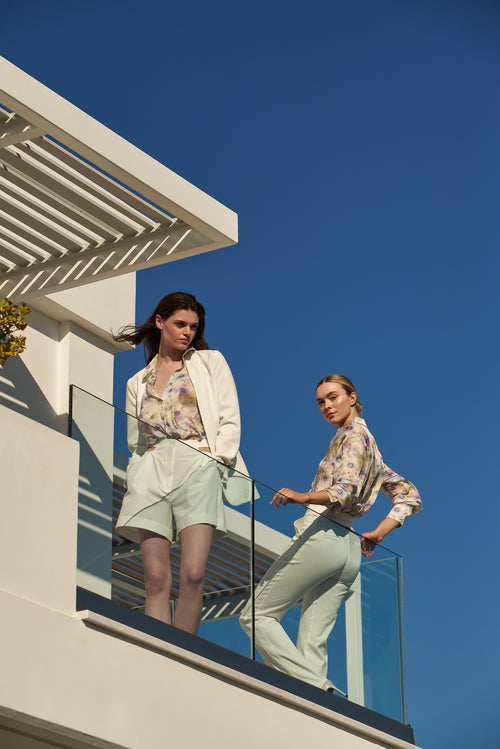 Floral Button-Up Shirt