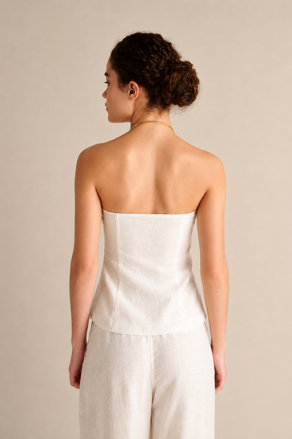 Strapless Draped Top