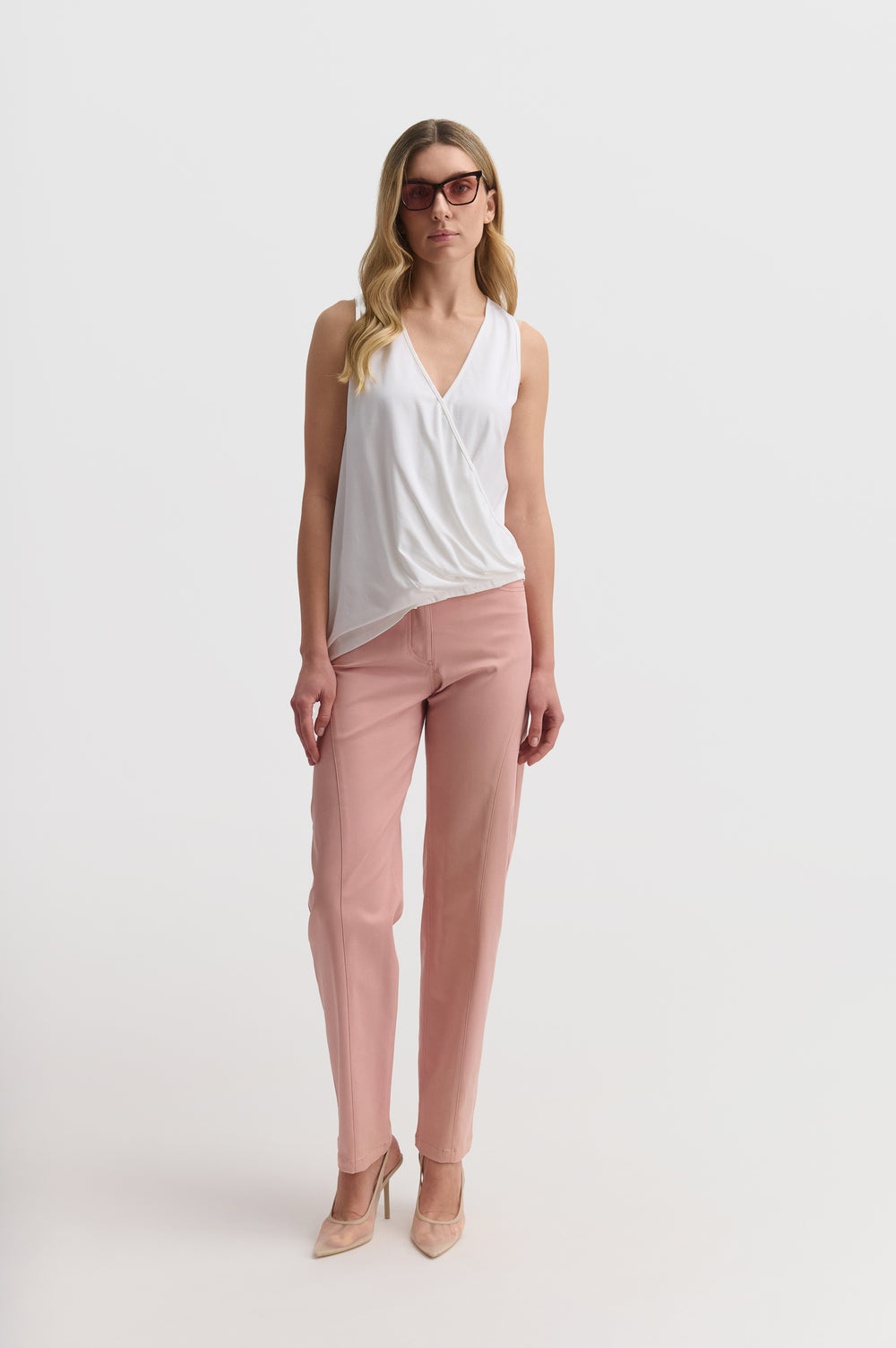 Asymmetric Wrap Top