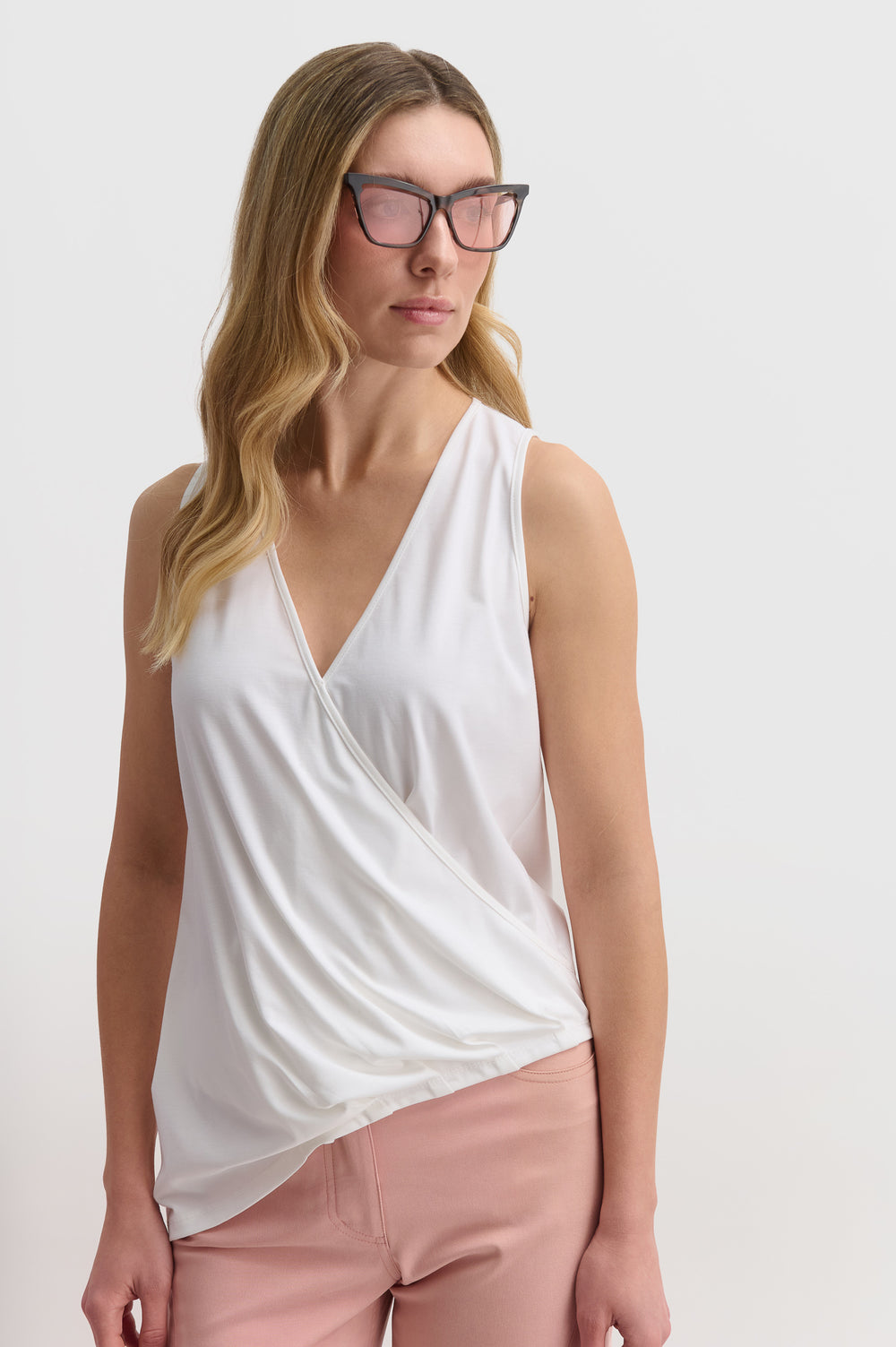 Asymmetric Wrap Top