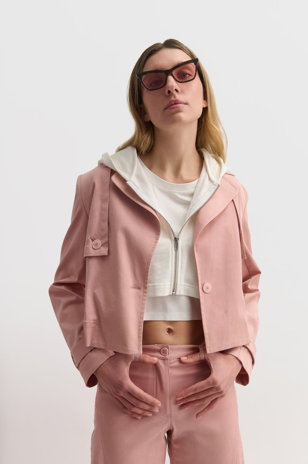 2 IN 1 Mini Trench Coat