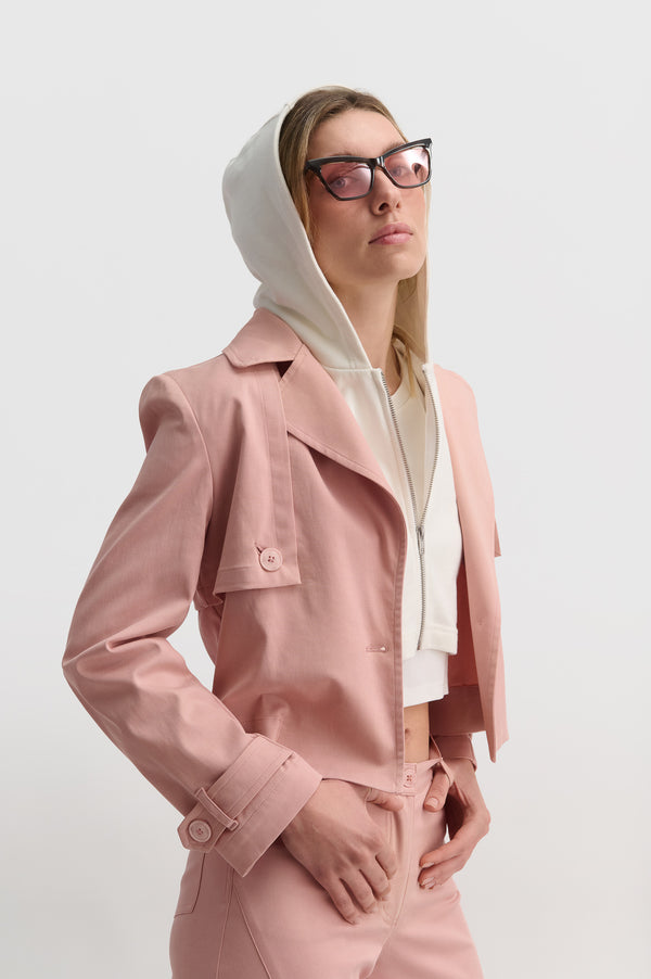 2 IN 1 Mini Trench Coat