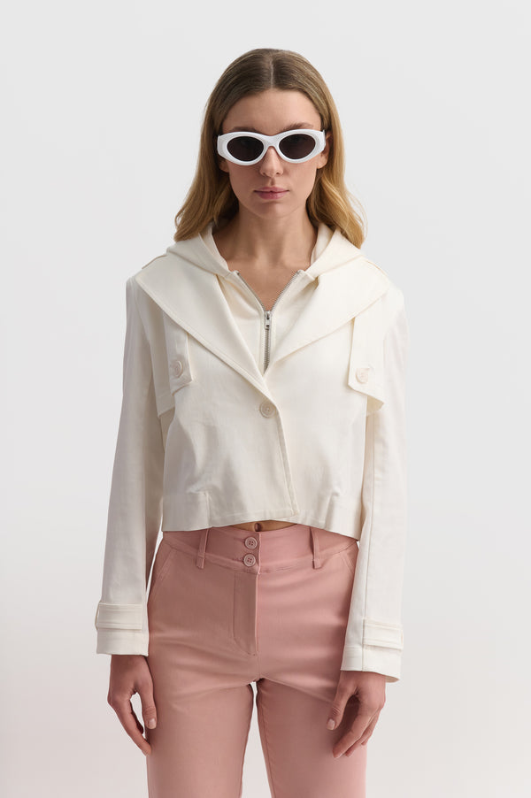 2 IN 1 Mini Trench Coat