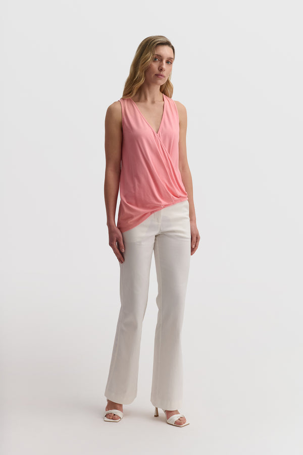 Asymmetric Wrap Top