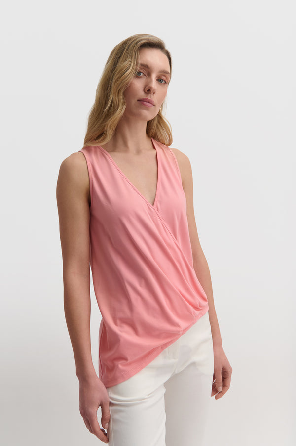 Asymmetric Wrap Top