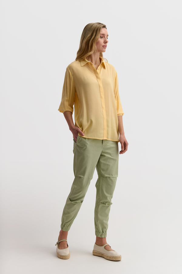 Light Button-Up Shirt