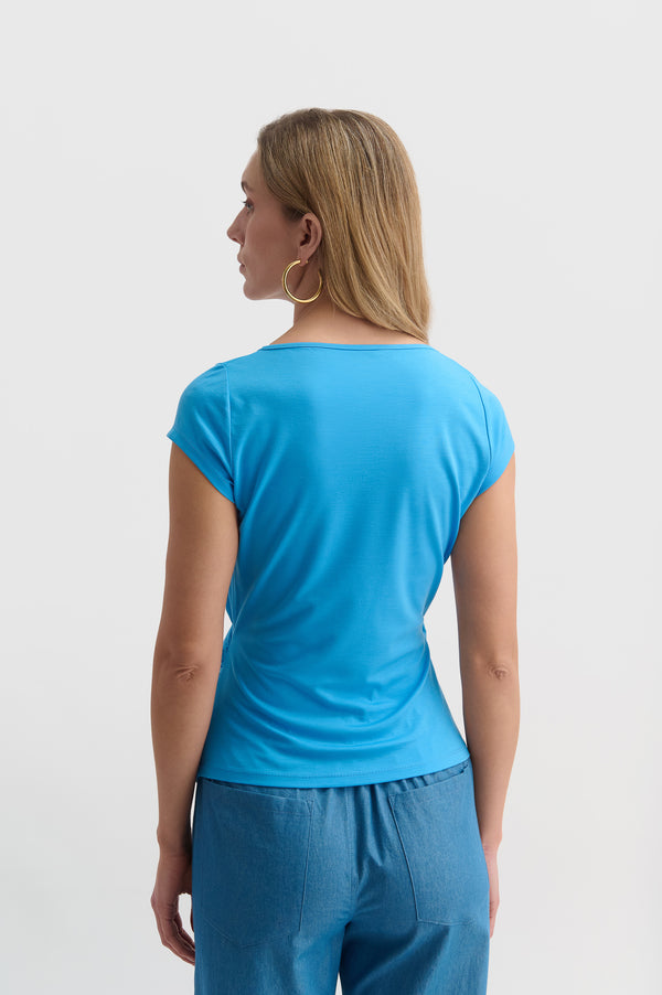 V-Neck Wrap-Style Top