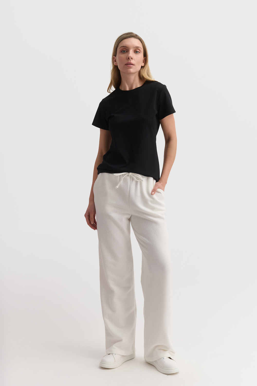Flare Piquet Joggers