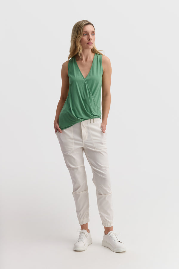 Asymmetric Wrap Top