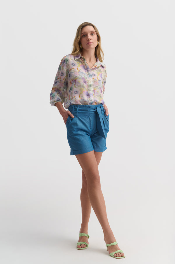 Floral Button-Up Shirt