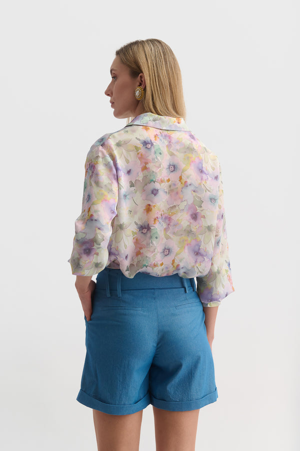Floral Button-Up Shirt