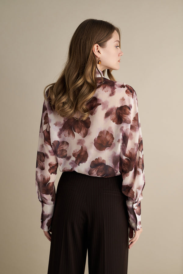 Winter Petal Shirt Brown