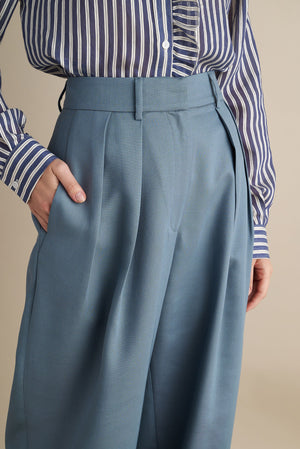Wide Flare Suit Pants