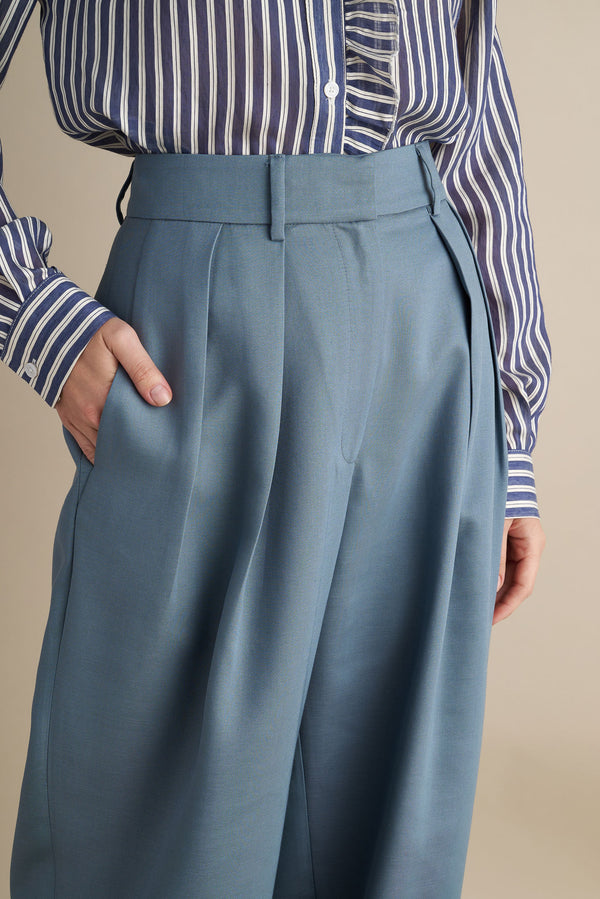 Wide Flare Suit Pants