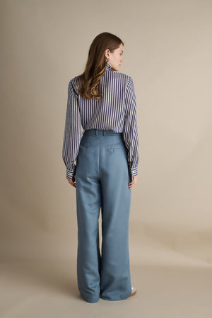 Wide Flare Suit Pants