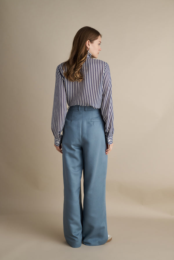 Wide Flare Suit Pants