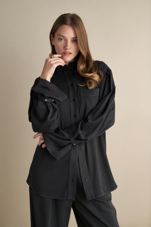 Oversize Shirt Grey