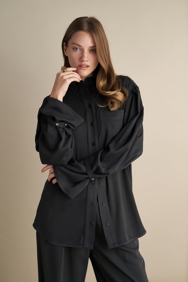 Oversize Shirt Grey