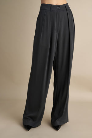 Tailored Flare Pants Grey