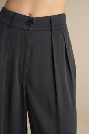 Tailored Flare Pants Grey