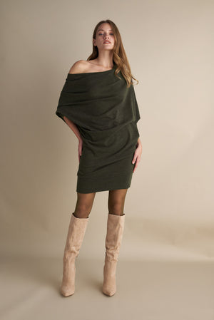 Shadow Drape Dress