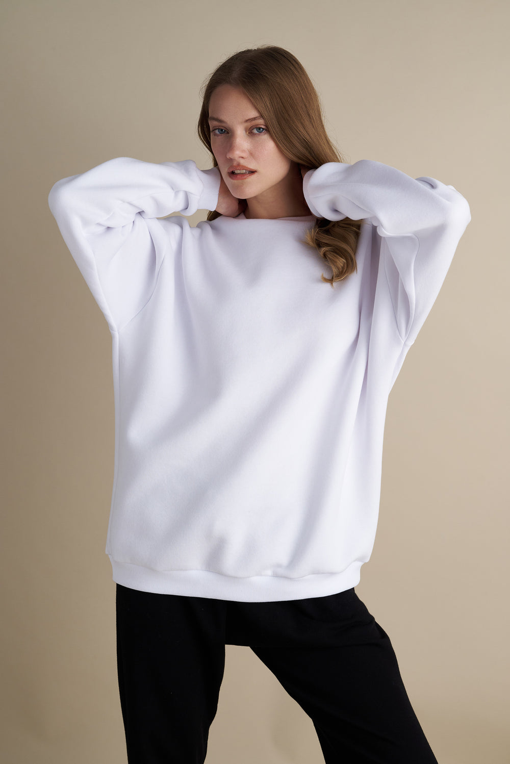 Oversize Sweater White