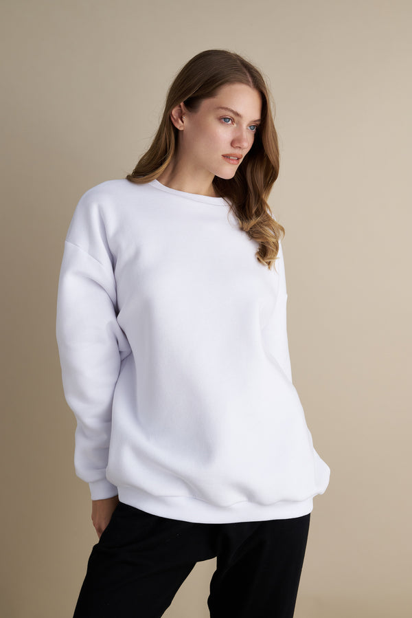 Oversize Sweater White