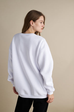 Oversize Sweater White