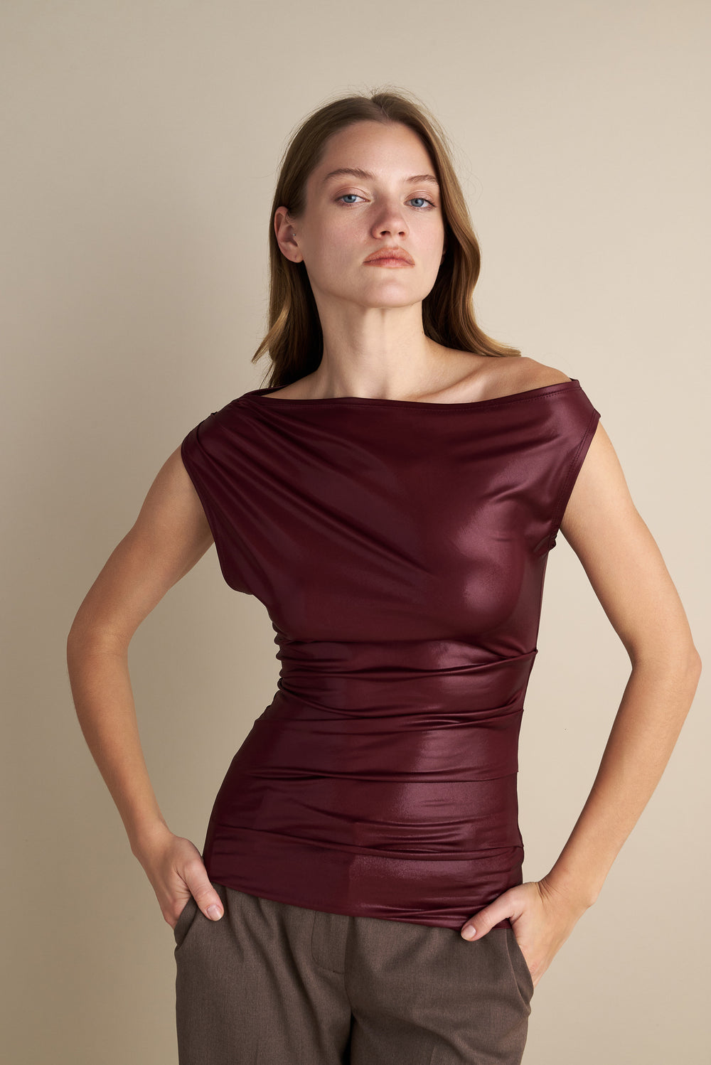 Drape Detail Top