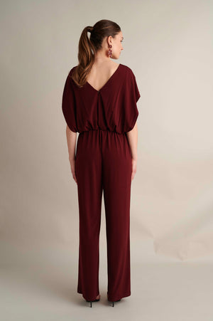 Mono V Jumpsuit Burgundy