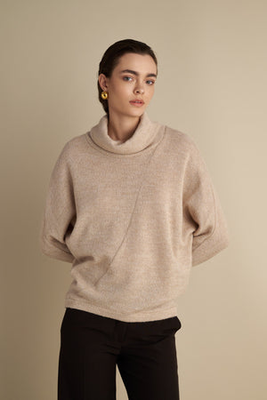Turtle Neck Jumper Vanilla