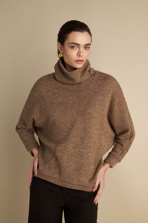 Turtle Neck Jumper Mocha