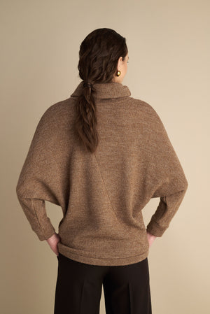 Turtle Neck Jumper Mocha