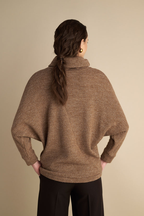 Turtle Neck Jumper Mocha