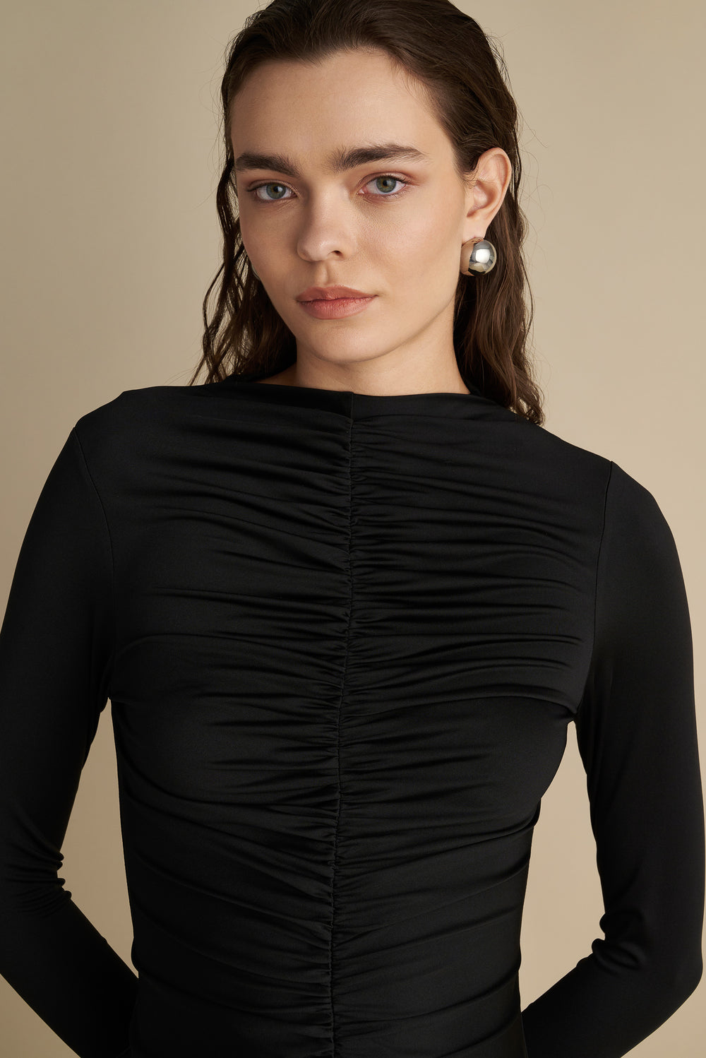 Rushed Mini Dress Black