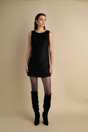 Black Dress in Lurex