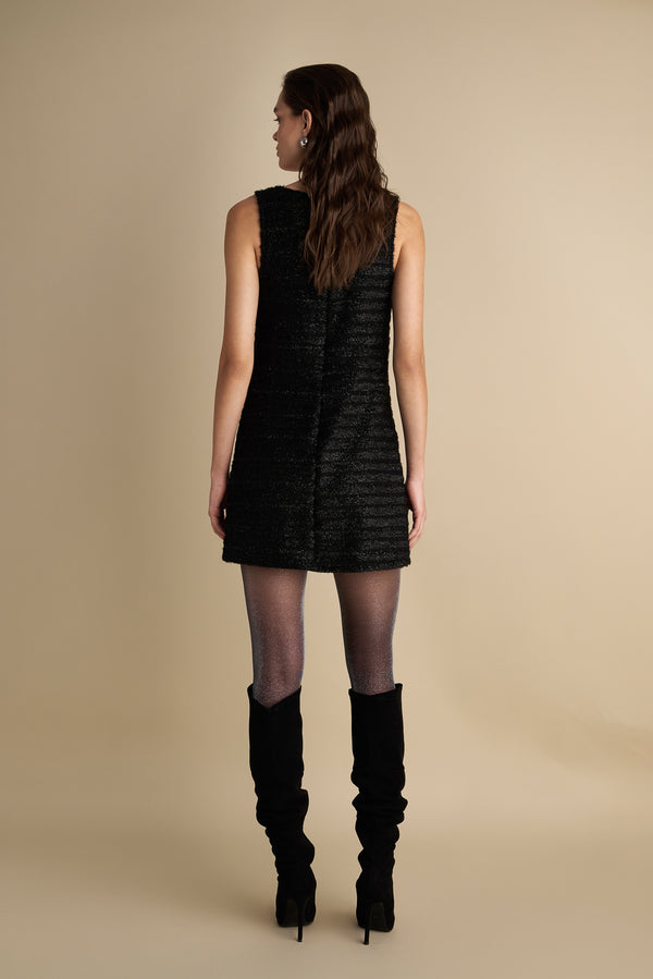 Black Dress in Lurex