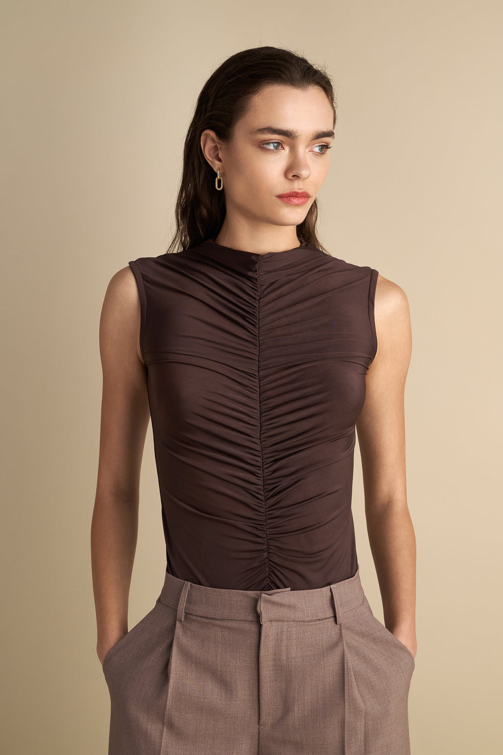 Rushed Short Sleeve Top