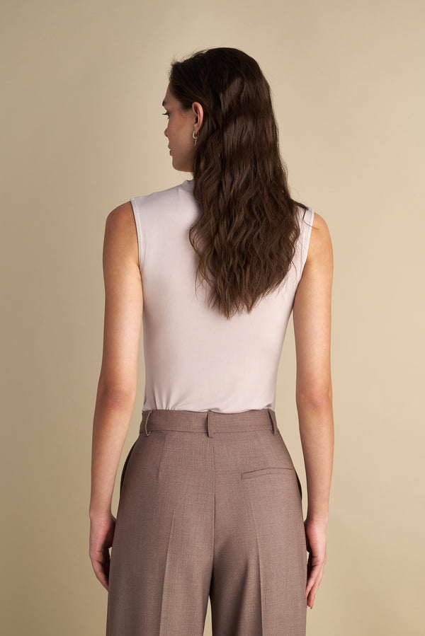 Rushed Short Sleeve Top Sand