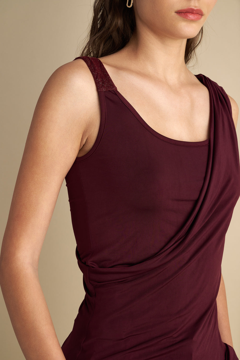 Double-layer Top with Details