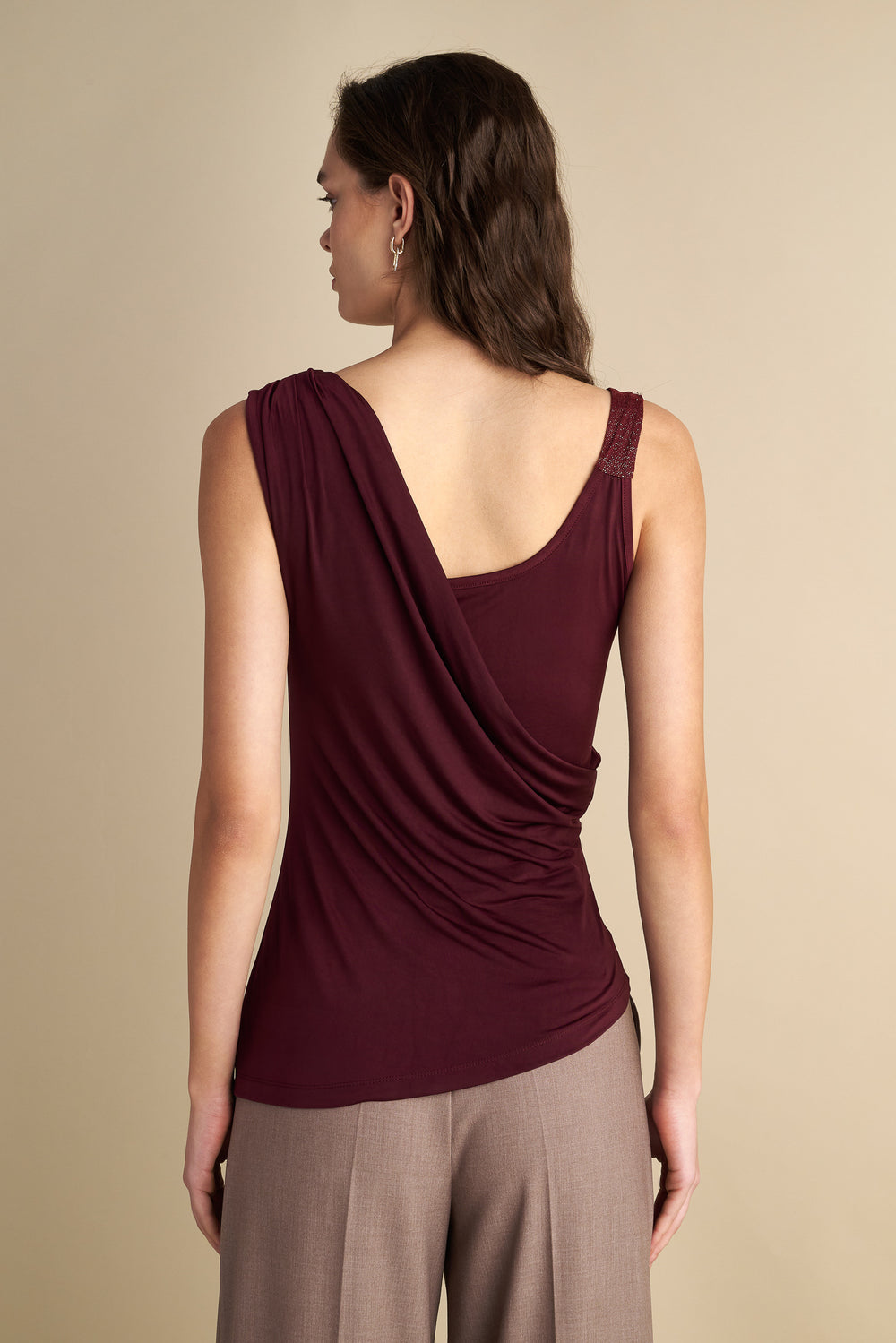 Double-layer Top with Details